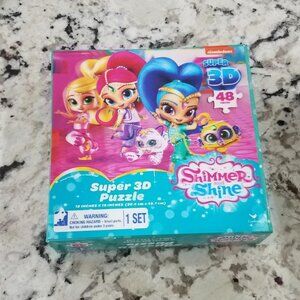 NWT Shimmer and Shine 48 piece Super 3D Puzzle Sealed Never Opened